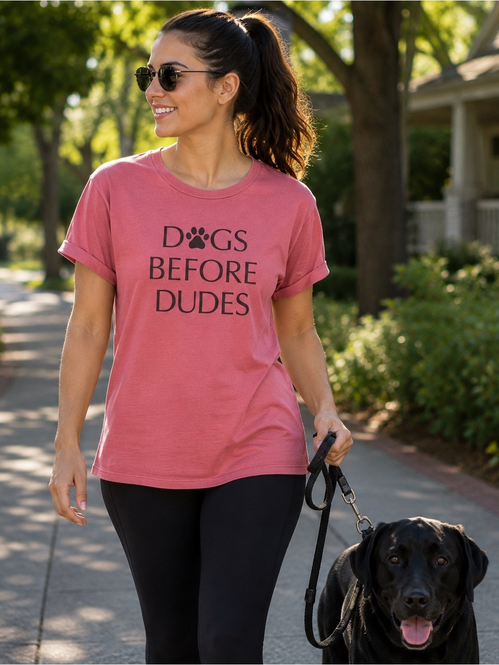 Trendy Pink Graphic Women's Top XXL